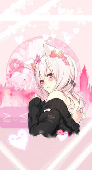 Hình ảnh thẩm mỹ anime màu hồng — Hồng anime aesthetic Hình nền