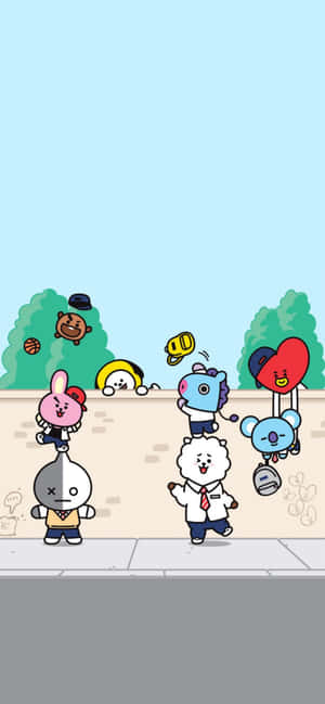 Hình ảnh BT21 — Realme Note Hình nền