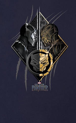Hình nền Nghệ Thuật Killmonger Và Black Panther — Redmi Pad 2 Hình nền