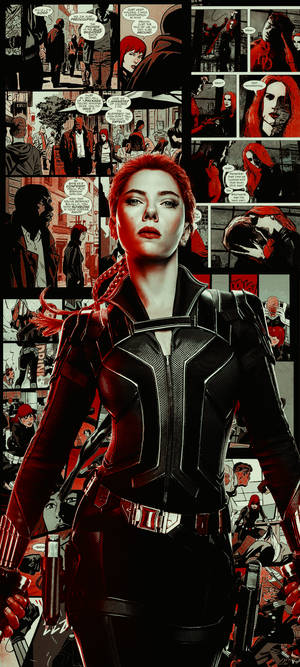Hình nền tranh truyện Black Widow — 20:9 Hình nền