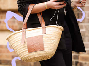 Túi Loewe Basket Bag — Cô gái thẩm mỹ Hình nền