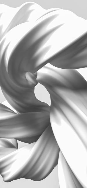 Twisted White Fabric Mobile 3D — iPhone 18 Pro Max Hình nền