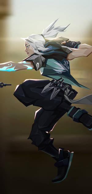 Valorant Jett Attacking — Galaxy Note Hình nền