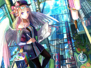 Vẽ Cô Gái Anime Dễ Thương Với Đôi Cánh Thiên Thần