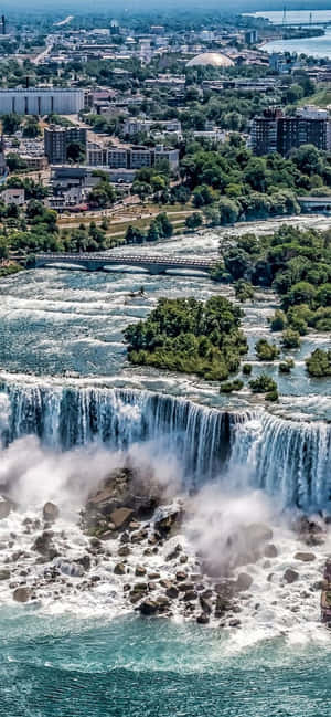 Nền Thác Niagara 720p — iPhone 11 Pro Hình nền