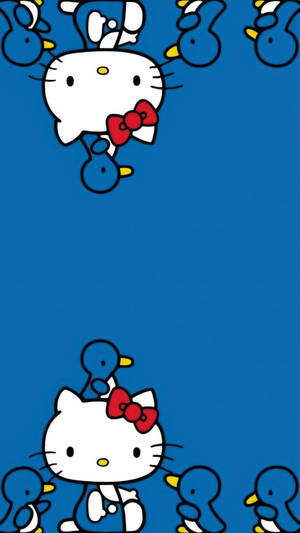 Vịt và Hello Kitty Phong Cách Thẩm Mỹ — Hello kitty aesthetic Hình nền