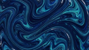 Hoa văn cẩm thạch lỏng màu xanh đậm trừu tượng với các vòng xoáy màu xanh navy và xanh teal. — Xanh đậm thẩm mỹ Hình nền
