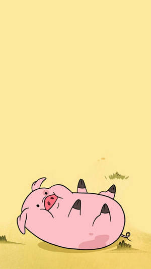 Waddles Lộn Ngược — 9:16 Hình nền