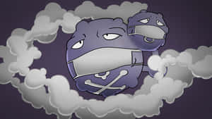 Weezing đeo khẩu trang — Game ảnh động Hình nền