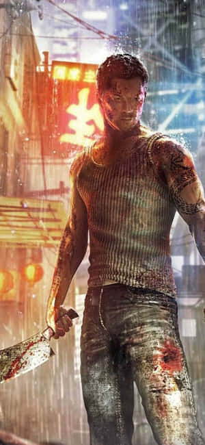 Nền iPhone Xs Sleeping Dogs — Chó ngủ Hình nền