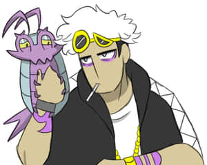 Wimpod bên Guzma đang hút thuốc