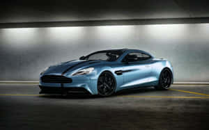 Xe Aston Martin Vanquish bóng bẩy đang chạy — Steam Deck Hình nền