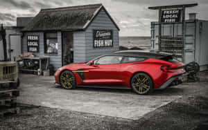 Xe Aston Martin Vanquish trong khung cảnh mê hoặc — Steam Deck Hình nền