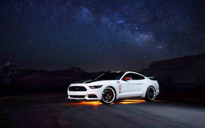 Hình nền xe Ford Mustang trắng ngầu — Xe hơi ngầu GIF Hình nền