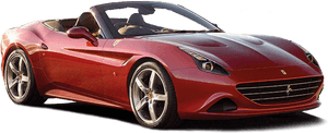 Xe thể thao mui trần Ferrari đỏ