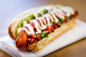 Hình ảnh xúc xích Mỹ — Hot Dog Hình nền