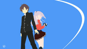 Yuu và Nao Charlotte Anime Tối Giản