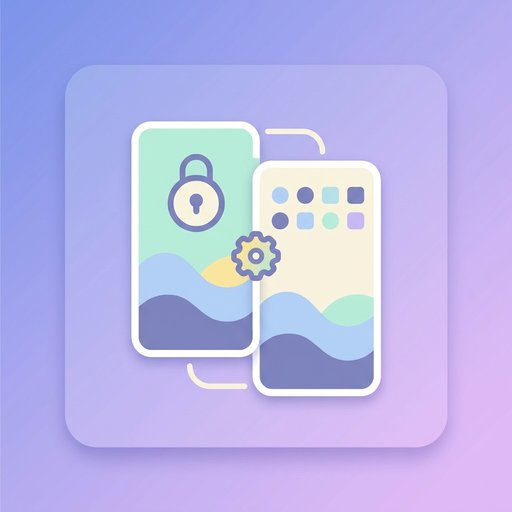 Màn hình khóa + Màn hình chính | wallpaper image tool preview